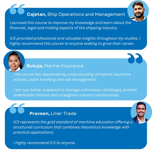 ICS Online Academy testimonies